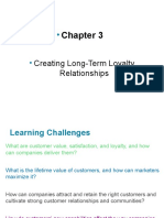 Chapter 3 PPT - Kotler & Keller - Creating Longterm Customer Loyalty and Relationships