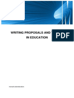 Writing Proposals and Theses in Education Booklet 2018