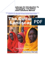 Cultural Landscape An Introduction To Human Geography 11th Edition Rubenstein Solutions Manual