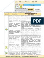 1er Grado Septiembre - 05 Así Festejan Las Familias de Mi Comunidad (2023-2024)