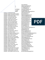 Listado - Estudiantes Ingeniería Química Lugares Vacantes