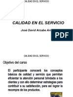 Calidad en El Servicio