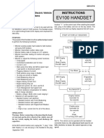 GE LX Handset Manual