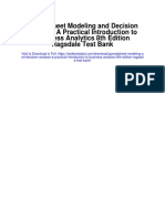 Spreadsheet Modeling and Decision Analysis A Practical Introduction To Business Analytics 8th Edition Ragsdale Test Bank