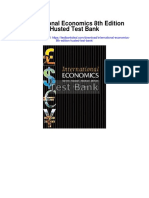 International Economics 8th Edition Husted Test Bank