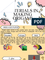 Materials in Origami