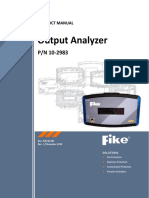 06-905 Output Analyzer Manual Testing Tool