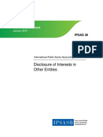 IPSASB IPSAS 38 Disclosure of Interests in Other Entities