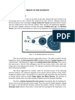 Origin of The Elements
