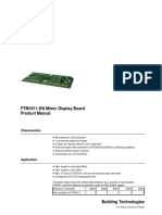 FTM1811-PT Mimic Manual de Exibição Board Produto