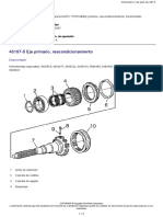 FH, VT2514B - Eje Primario, Reacondicionamiento. Desmontado