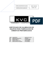 Certificados de Calibracion