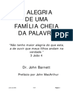 Alegria de Uma Familia Cheia Da Palavra