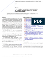 Determination of The Red Dye Concentration and Estimation of The ASTM Color of Diesel Fuel and Heating Oil Using A Portable Visible Spectrophotometer