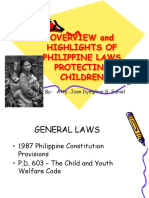 Overview of Philippine Children Laws