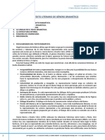 El Texto Literario de GÉNERO DRAMÁTICO