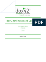 Dox42 For Finance and Operations Documentation EN