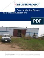 South Sudan - Central Medical Stores Warehouse Assessment