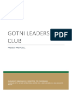 GOTNI Leadership Club Proposal