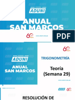 Anual San Marcos - Trigonometría Semana 29