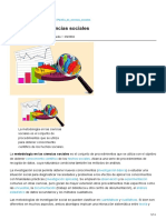 Metodología de Ciencias Sociales