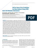 Deep Learning Model For House Price Prediction Using Heterogeneous Data Analysis Along With Joint Self-Attention Mechanism