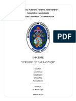 Exposicic3b3n Cc3b3digo de Barras y Cc3b3digo QR Informe