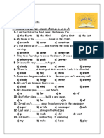 O.L Revision Sheet Term 2 Final 2022