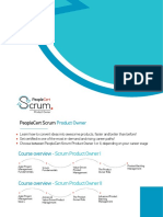 PeopleCert Scrum Product Owner I - II - Flyer - Digital - 202211