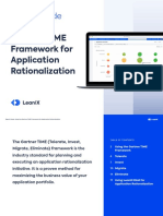 LeanIX Playbook Using The Gartner TIME Framework For Application Rationalization EN