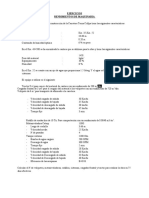 Ejercicios y Solucion de Rendimientos