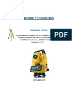 Informe Topografico Anansaya