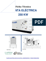 250 KW PEDCA250Q - GENERADORES Y TRANSFORMADORES