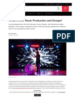 What Is Live Music Production and Design Berklee