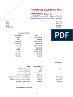 Cashflow Worksheet V8 Excel