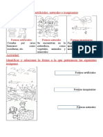 Formas Artificiales, Naturales e Imaginarias