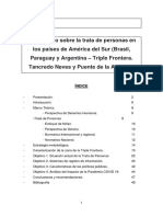 Diagnóstico Trata de Personas - Triple Frontera