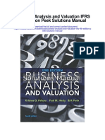 Business Analysis and Valuation Ifrs 4th Edition Peek Solutions Manual