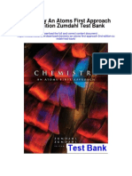 Chemistry An Atoms First Approach 2nd Edition Zumdahl Test Bank