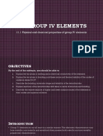 11.1 Group IV Elements