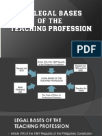 Legal Bases of Teaching Profession