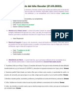 Moniciones para Misas de Inicio de Año Escolar 2023