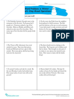 Word Problems in Winter Multi Step Mixed Operations