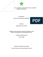 Ensayo Comunicación Asertiva en Lo Laboral y Persona1