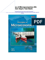 Principles of Microeconomics 9th Edition Sayre Test Bank