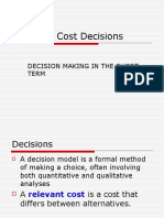 Relevant Costs-2007