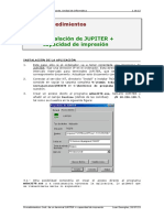 033 - Instalación JUPITER + Capacidad de Impresión