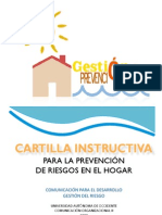 Cartilla para La Prevencion de Riesgos en El Hogar