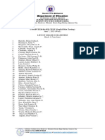 CBT List of G8 Examinees