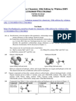 Chemistry 10th Edition by Whitten ISBN Solution Manual